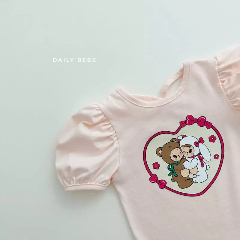 Daily Bebe - Korean Children Fashion - #Kfashion4kids - Puff Doll Tee - 8