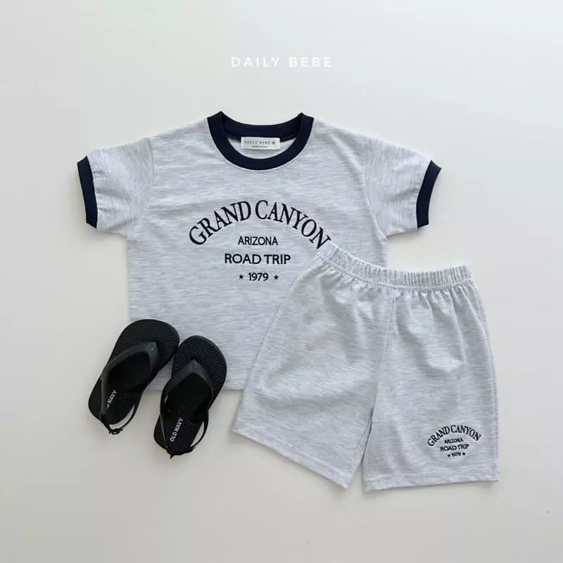 Daily Bebe - Korean Children Fashion - #Kfashion4kids - Grand Top Bottom Set - 7