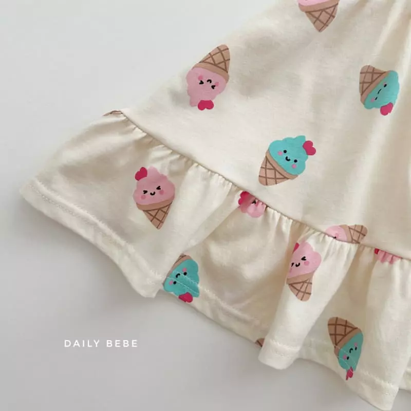 Daily Bebe - Korean Children Fashion - #Kfashion4kids - Ice Cream One-piece - 2