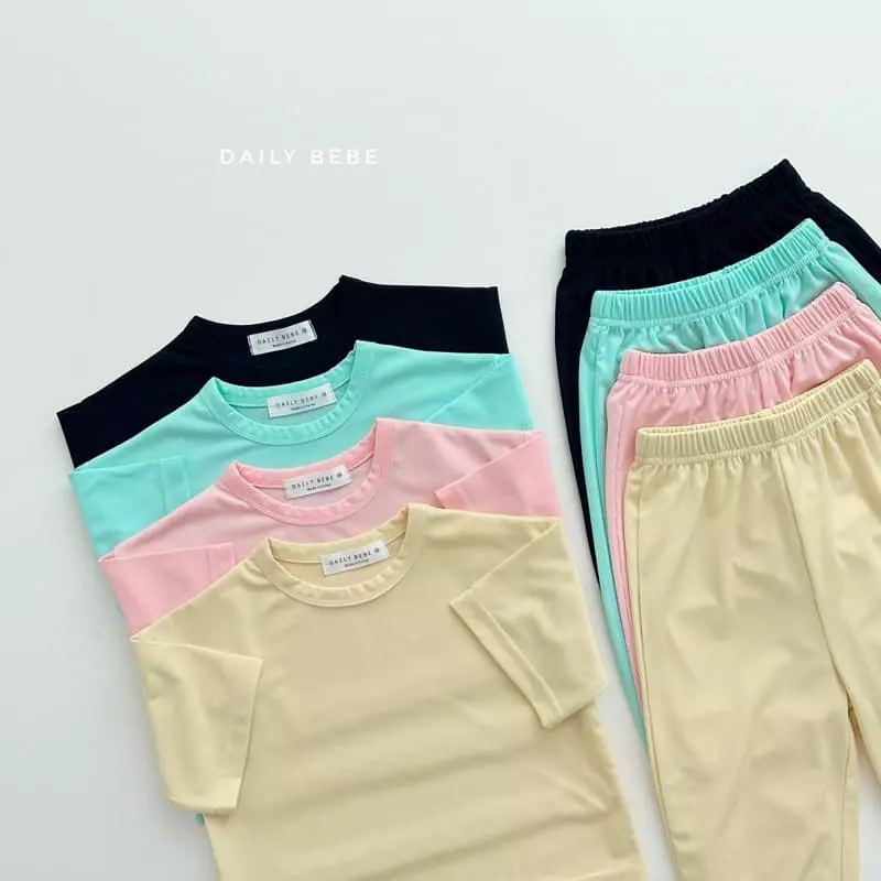 Daily Bebe - Korean Children Fashion - #Kfashion4kids - Cool Jogger Top Bottom Set - 6