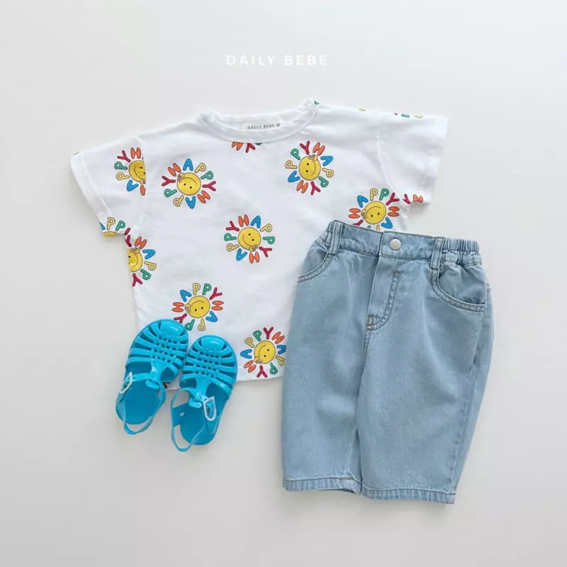 Daily Bebe - Korean Children Fashion - #childofig - Capri Jeans - 7