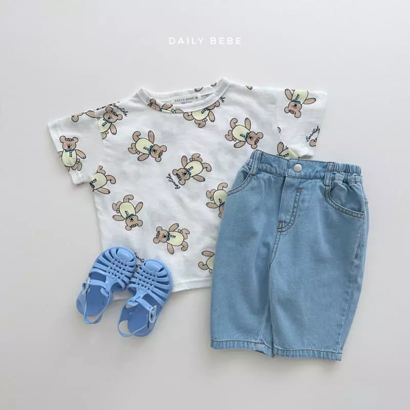 Daily Bebe - Korean Children Fashion - #childofig - Capri Jeans - 8