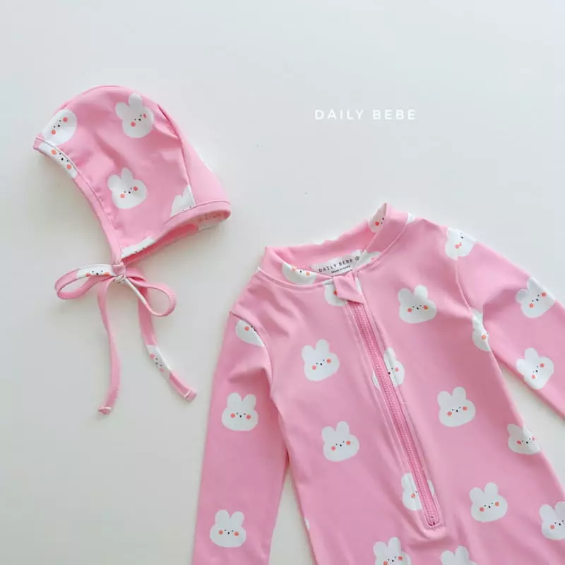 Daily Bebe - Korean Children Fashion - #childofig - All-in-one Rashguard - 4
