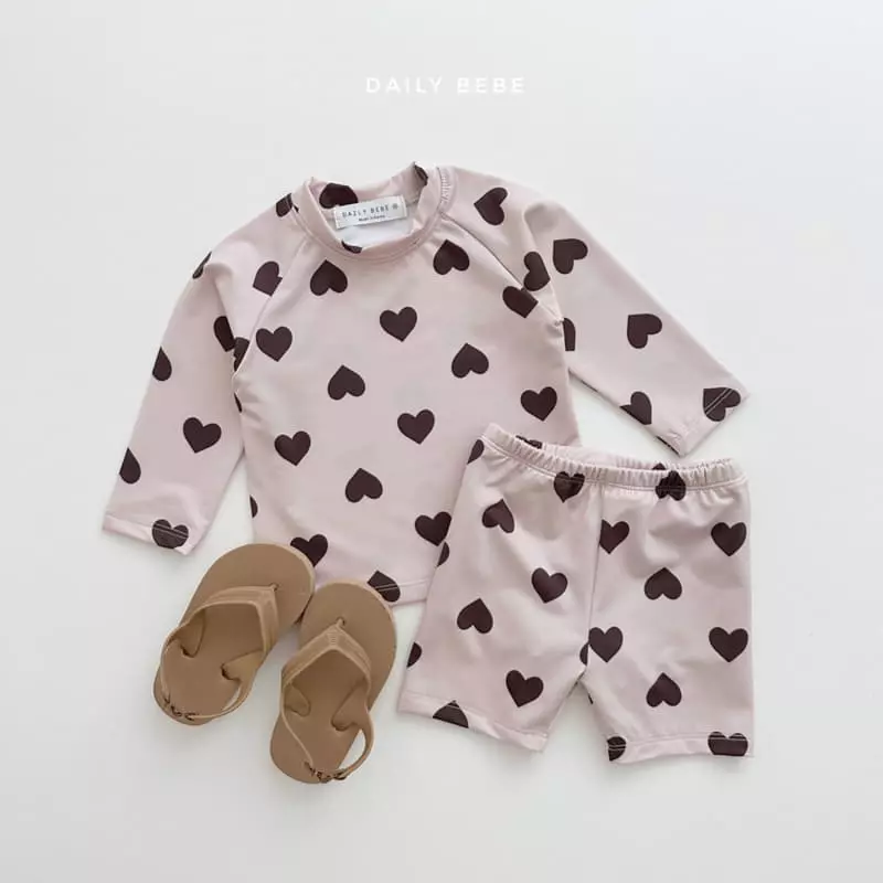 Daily Bebe - Korean Children Fashion - #childofig - Hear Rashguard - 2