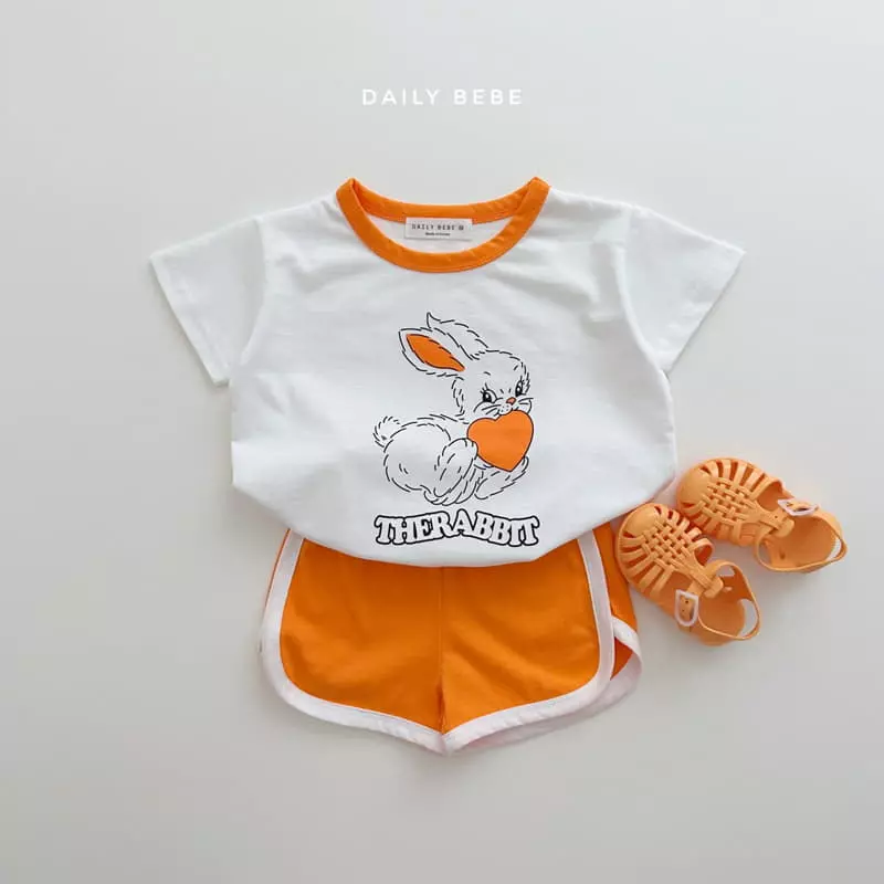 Daily Bebe - Korean Children Fashion - #childofig - Ditto Color Top Bottom Set