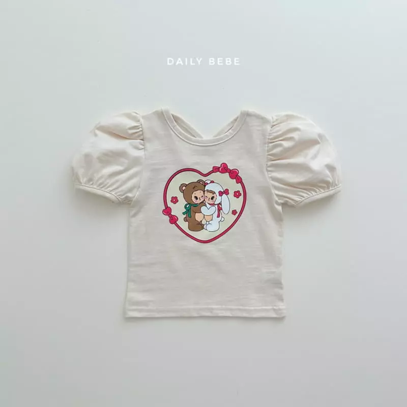 Daily Bebe - Korean Children Fashion - #childrensboutique - Puff Doll Tee