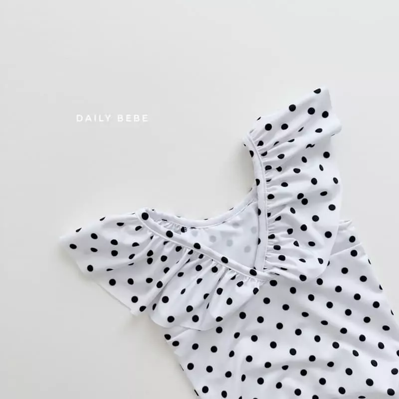 Daily Bebe - Korean Children Fashion - #childrensboutique - Dot Frill Swimwear - 2