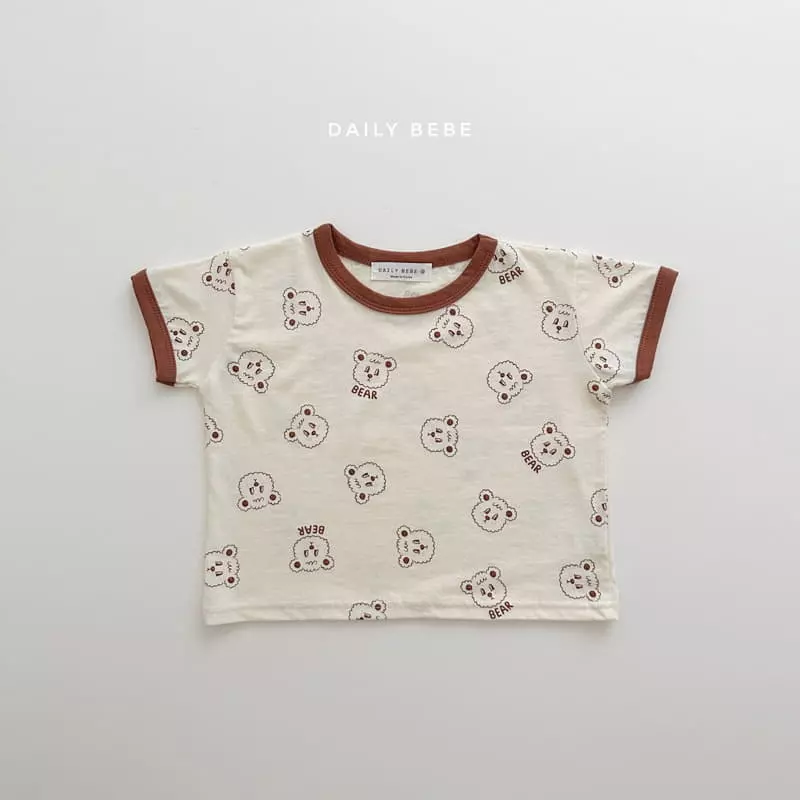 Daily Bebe - Korean Children Fashion - #childrensboutique - Piping Color Top Bottom Set - 5