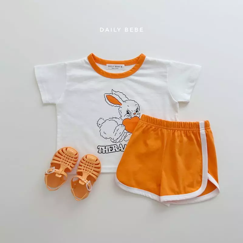 Daily Bebe - Korean Children Fashion - #childrensboutique - Ditto Color Top Bottom Set - 2