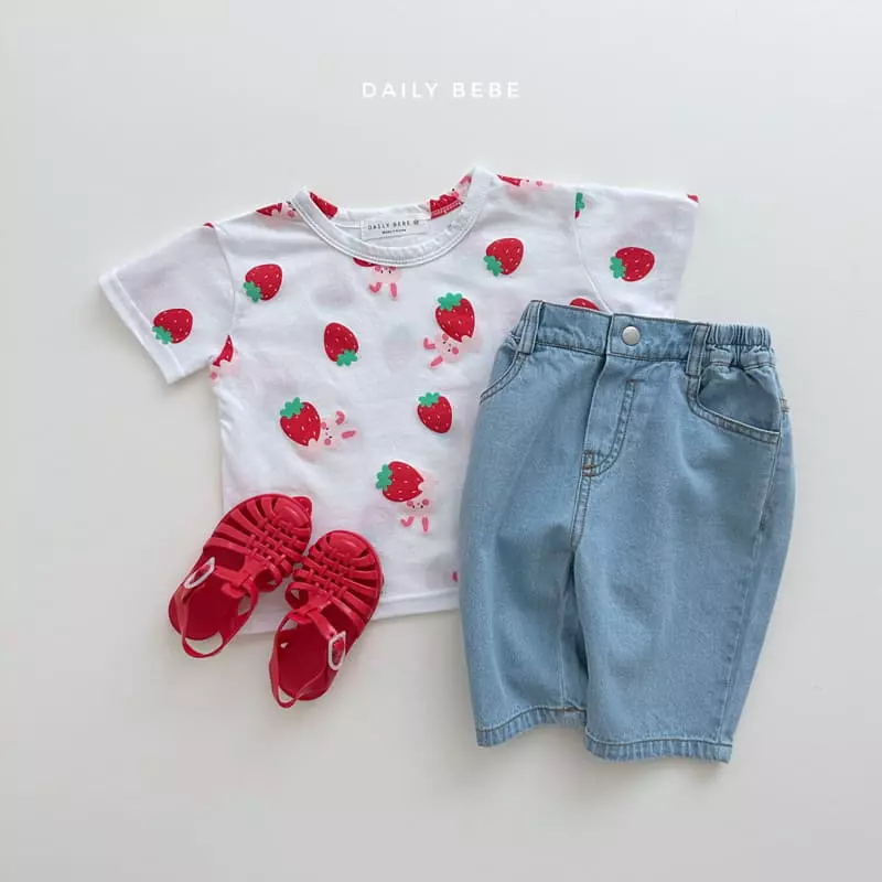 Daily Bebe - Korean Children Fashion - #designkidswear - Capri Jeans - 10