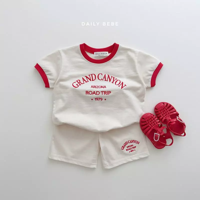Daily Bebe - Korean Children Fashion - #designkidswear - Grand Top Bottom Set