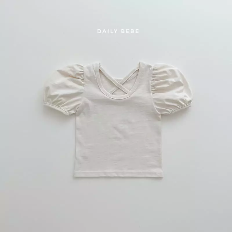 Daily Bebe - Korean Children Fashion - #discoveringself - Puff Doll Tee - 3
