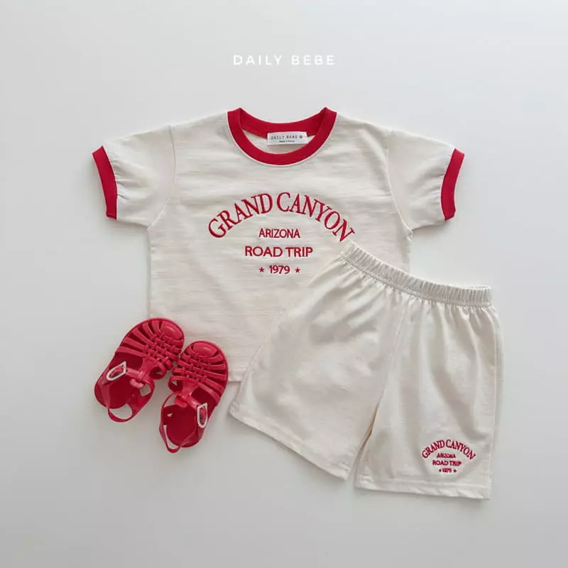 Daily Bebe - Korean Children Fashion - #discoveringself - Grand Top Bottom Set - 2