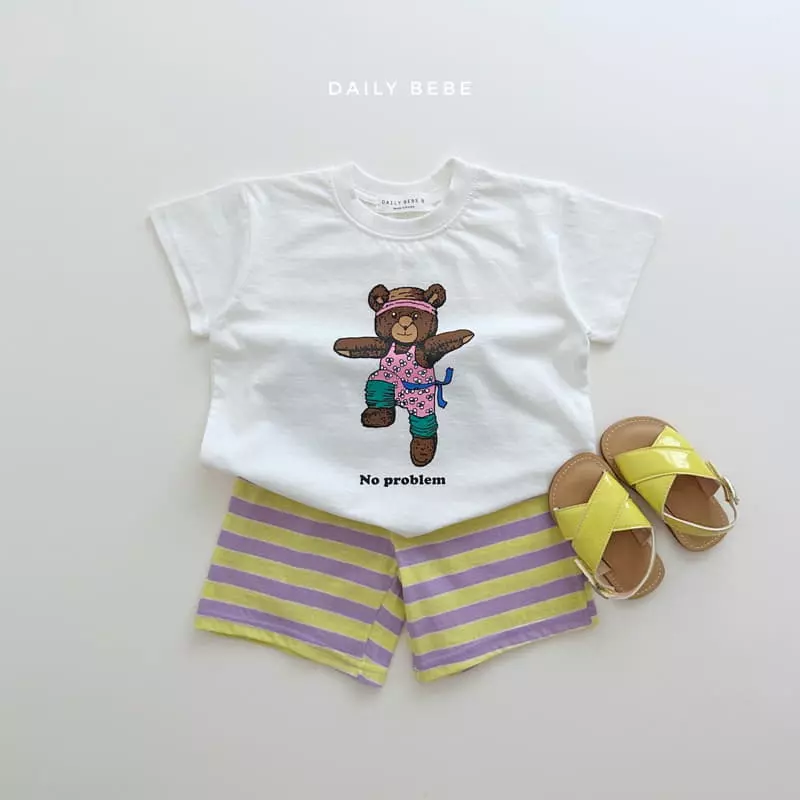 Daily Bebe - Korean Children Fashion - #discoveringself - Airobic Top Bottom Set