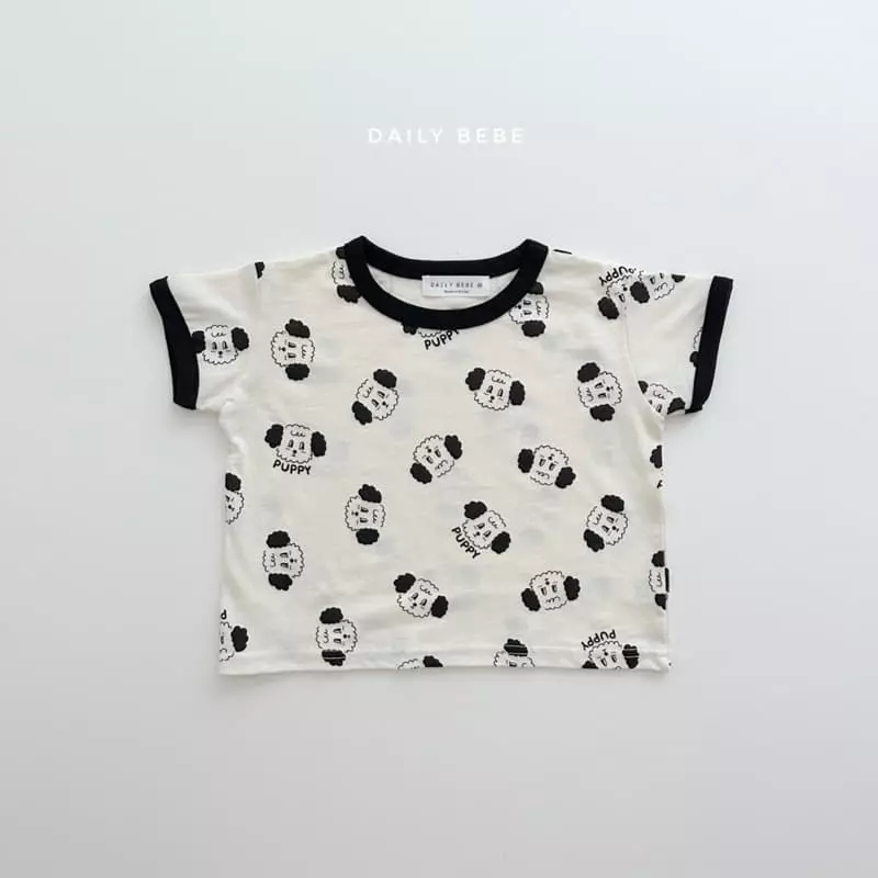 Daily Bebe - Korean Children Fashion - #fashionkids - Piping Color Top Bottom Set - 8