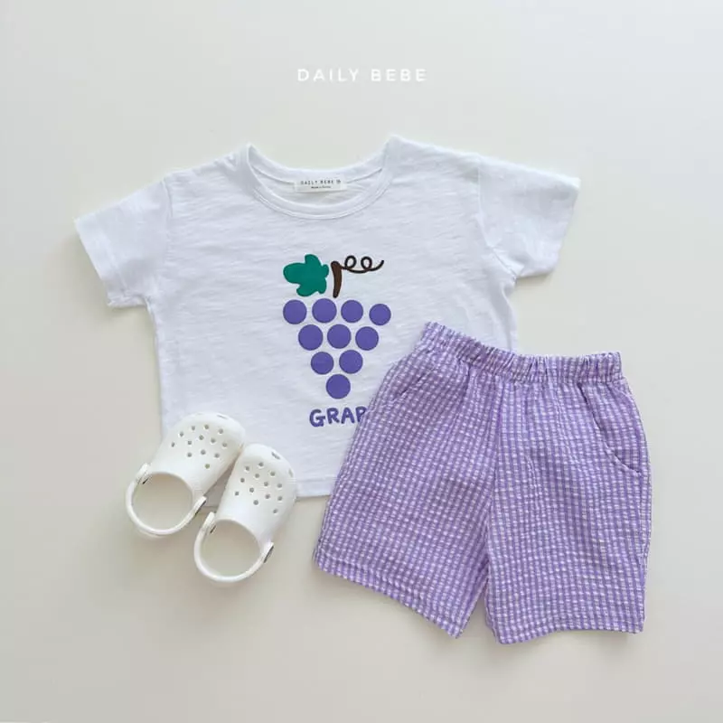Daily Bebe - Korean Children Fashion - #kidsshorts - Fruit Top Bottom Set - 10