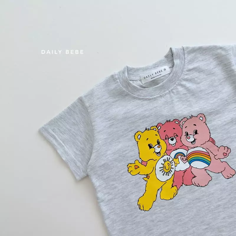 Daily Bebe - Korean Children Fashion - #kidsstore - Care Bear Top Bottom Set - 8