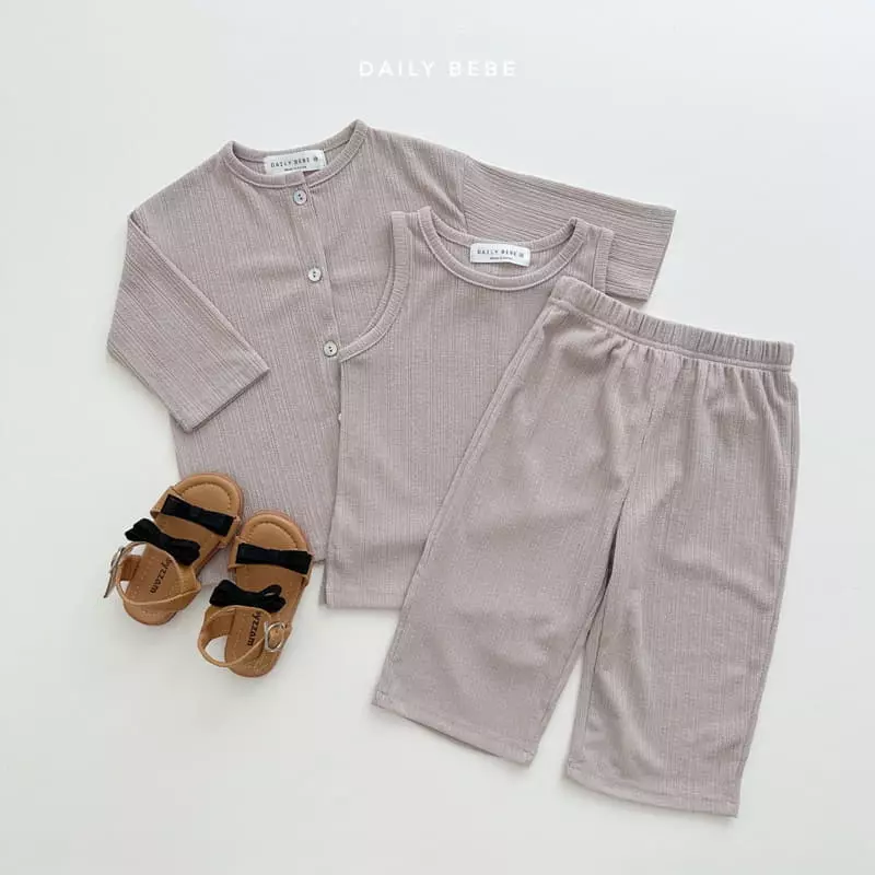 Daily Bebe - Korean Children Fashion - #kidsstore - Cardigan 3 Set - 10