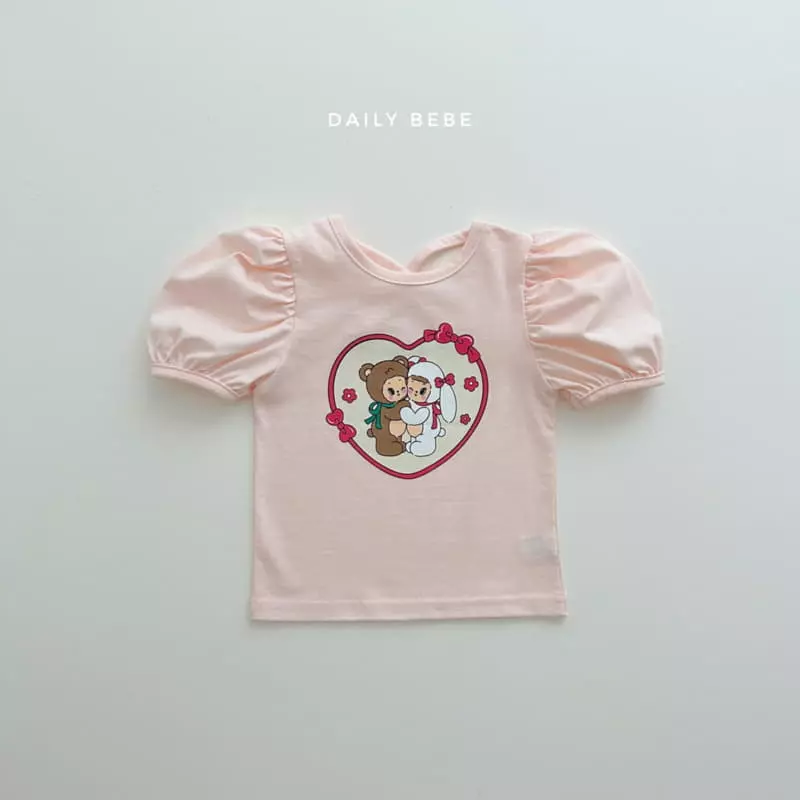 Daily Bebe - Korean Children Fashion - #kidzfashiontrend - Puff Doll Tee - 7