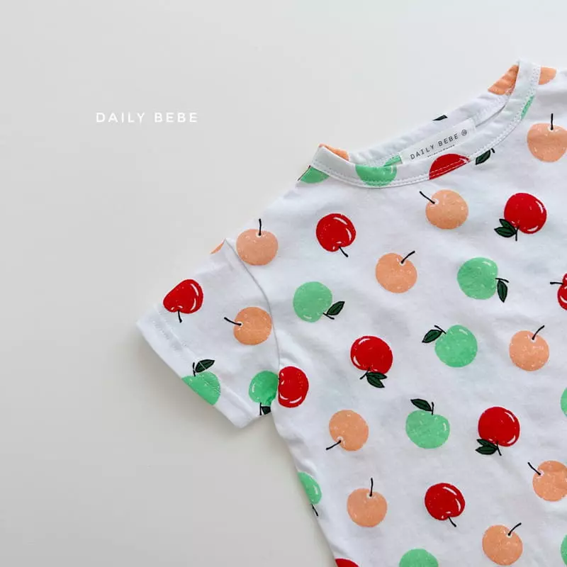 Daily Bebe - Korean Children Fashion - #kidzfashiontrend - Pattern Tee - 6