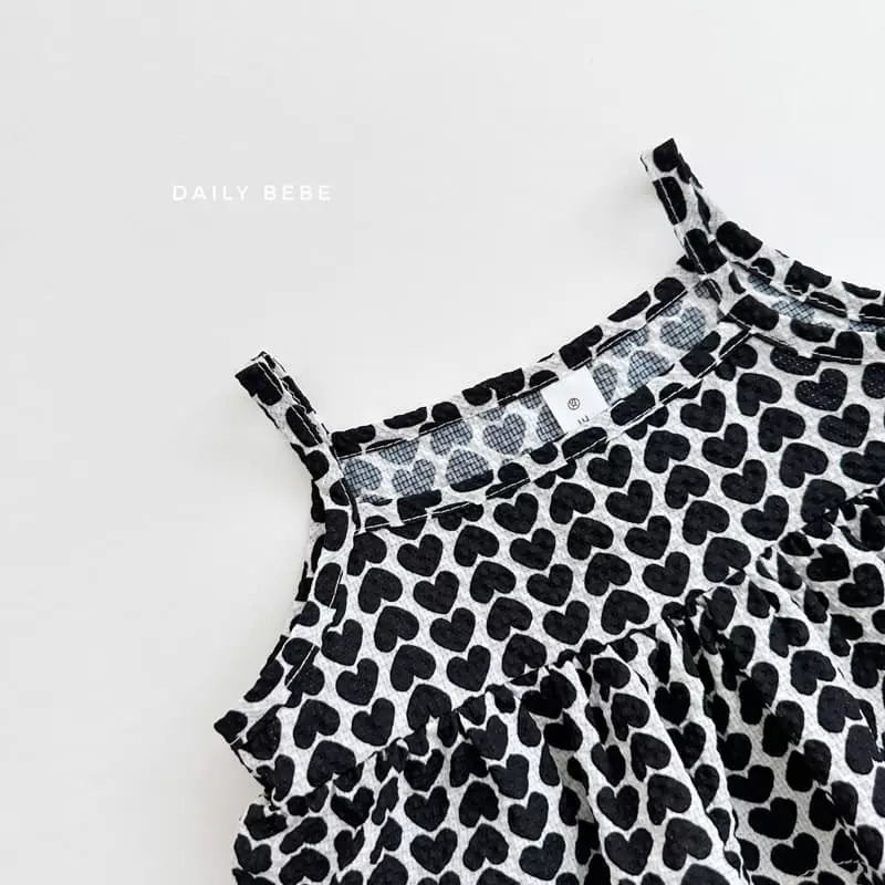 Daily Bebe - Korean Children Fashion - #kidzfashiontrend - Cancan Sleeveless Top Bottom Set - 9