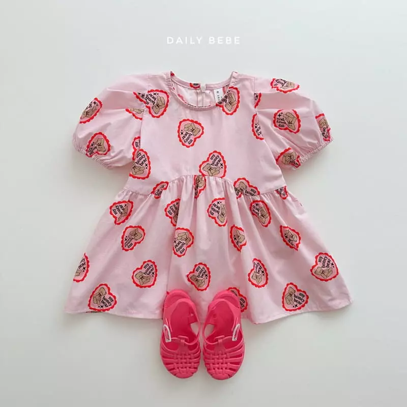 Daily Bebe - Korean Children Fashion - #kidsstore - Honey Bear One-piece - 4
