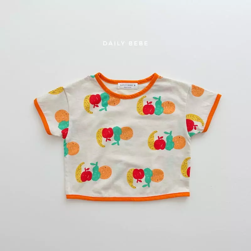 Daily Bebe - Korean Children Fashion - #littlefashionista - Pattern Top Bottom Set - 6