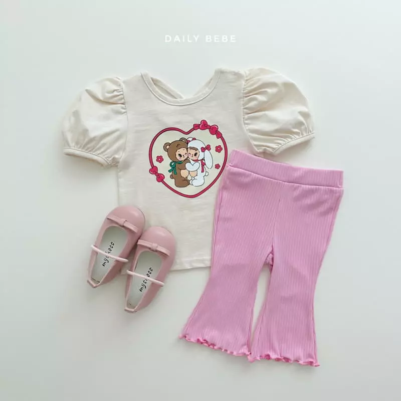 Daily Bebe - Korean Children Fashion - #minifashionista - Bootscut Pants - 8