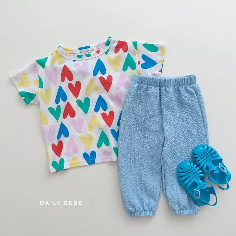Daily Bebe - Korean Children Fashion - #prettylittlegirls - Pattern Tee - 11