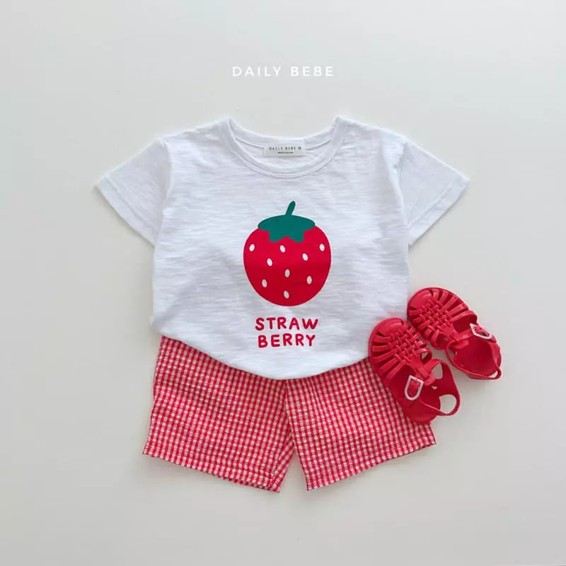 Daily Bebe - Korean Children Fashion - #prettylittlegirls - Fruit Top Bottom Set