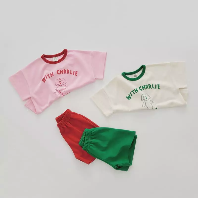 Daily Daily - Korean Children Fashion - #Kfashion4kids - Color Charlie Top Bottom Set - 12