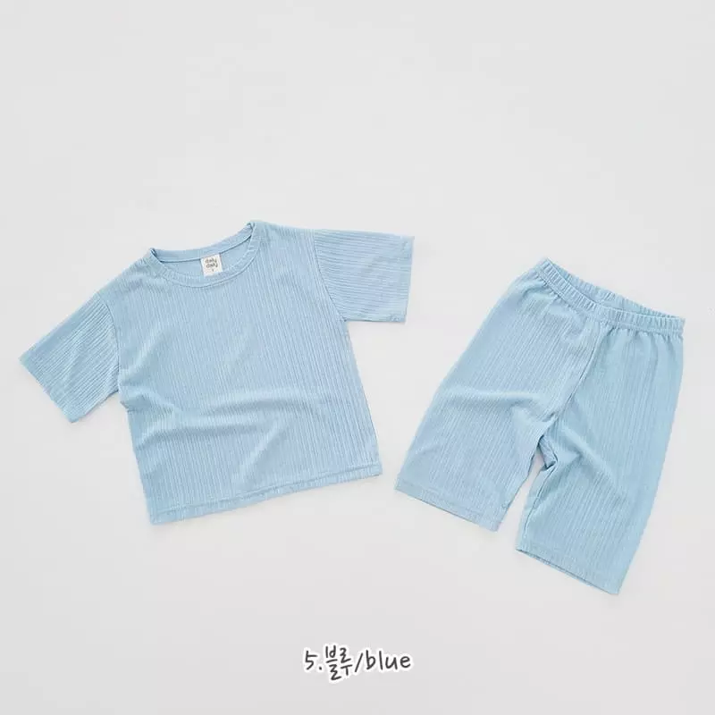 Daily Daily - Korean Children Fashion - #childrensboutique - Crayon Top Bottom Set - 8