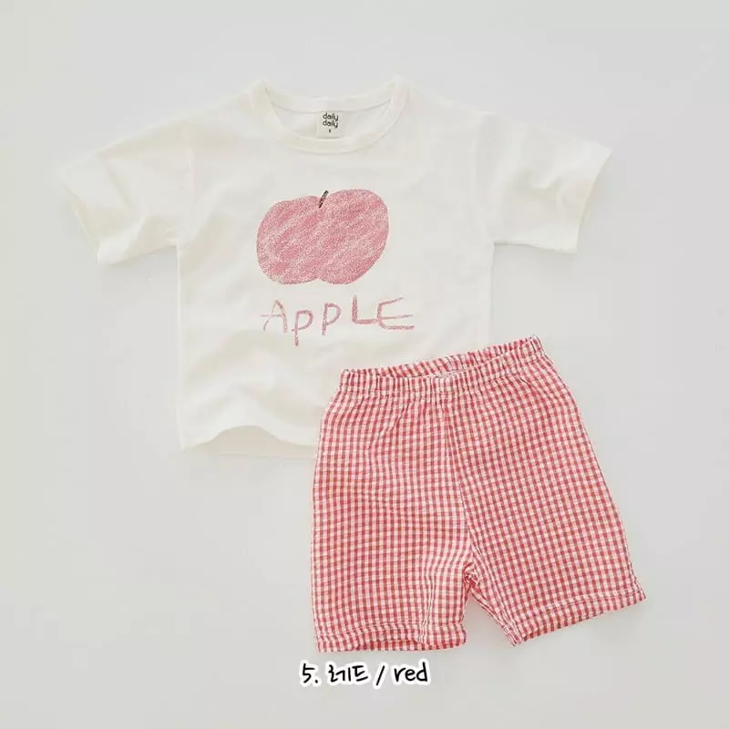 Daily Daily - Korean Children Fashion - #childrensboutique - Fruit Top Bottom Set - 5
