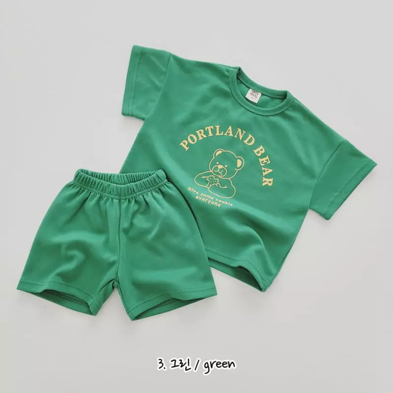 Daily Daily - Korean Children Fashion - #designkidswear - More Cookie Bear Top Bottom Set - 5