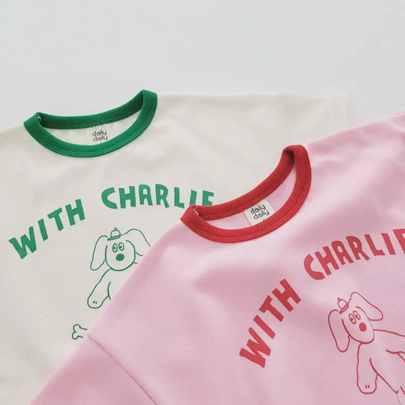 Daily Daily - Korean Children Fashion - #discoveringself - Color Charlie Top Bottom Set - 7