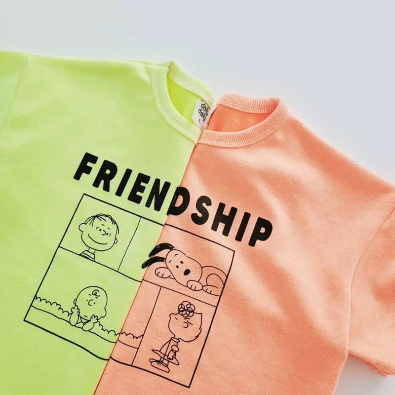 Daily Daily - Korean Children Fashion - #kidsstore - Neon Snup Dog Top Bottom Set - 7