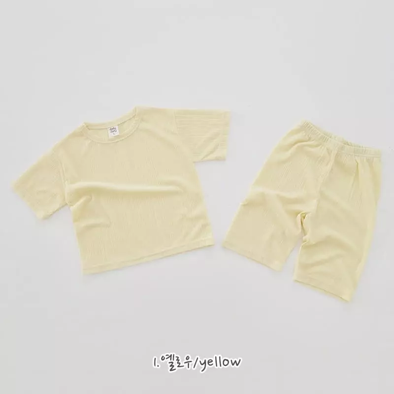Daily Daily - Korean Children Fashion - #prettylittlegirls - Crayon Top Bottom Set - 4
