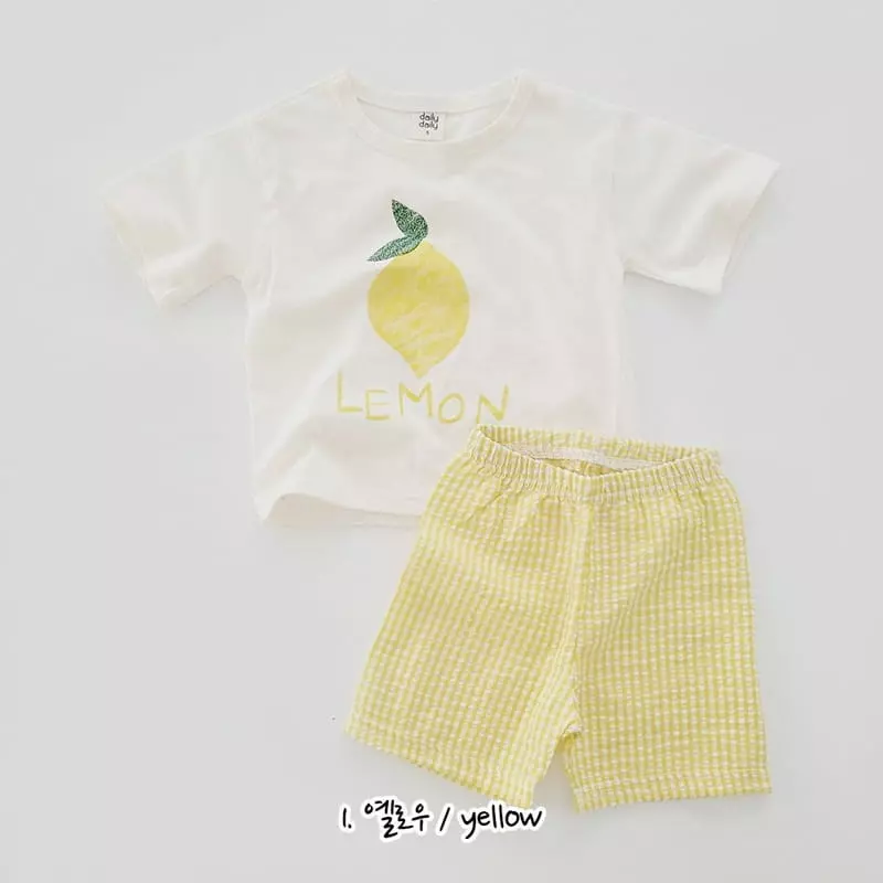 Daily Daily - Korean Children Fashion - #todddlerfashion - Fruit Top Bottom Set