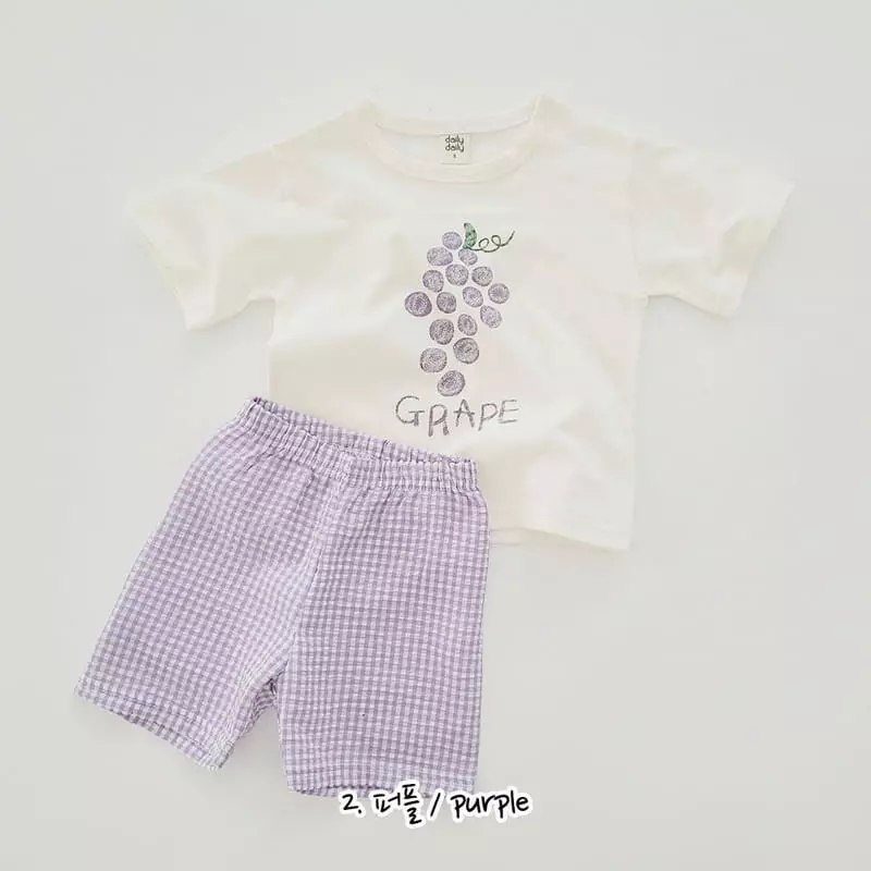 Daily Daily - Korean Children Fashion - #toddlerclothing - Fruit Top Bottom Set - 2