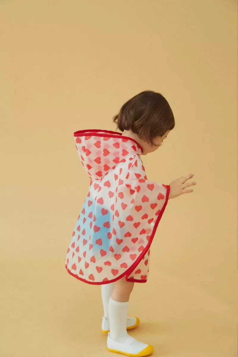 Dalkomhai - Korean Children Fashion - #prettylittlegirls - Heart Raincoat - 9
