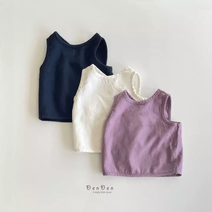 Denden - Korean Children Fashion - #childrensboutique - Cross Sleeveless - 8