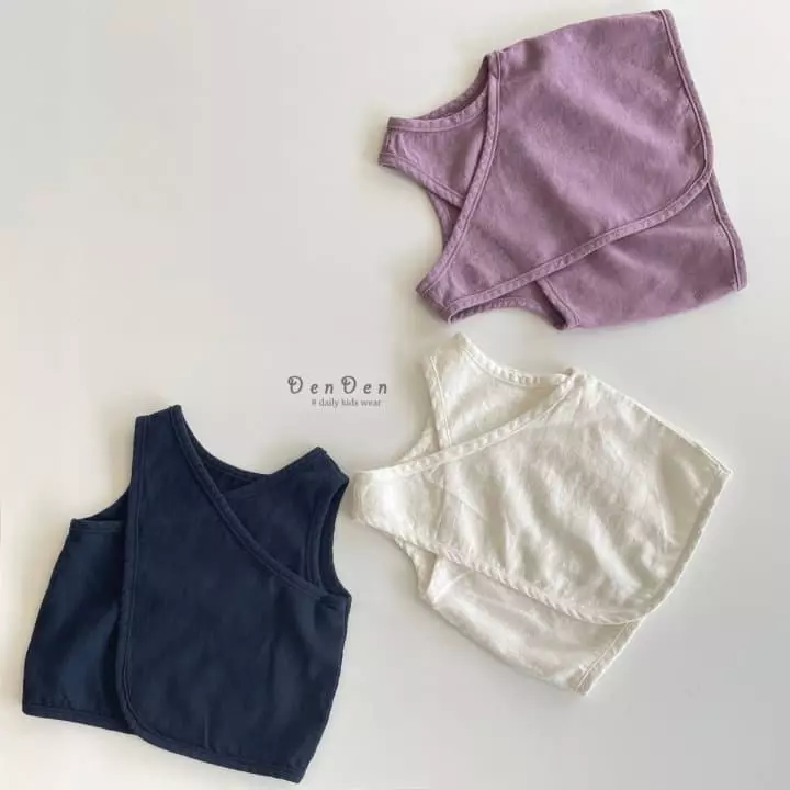 Denden - Korean Children Fashion - #designkidswear - Cross Sleeveless - 9