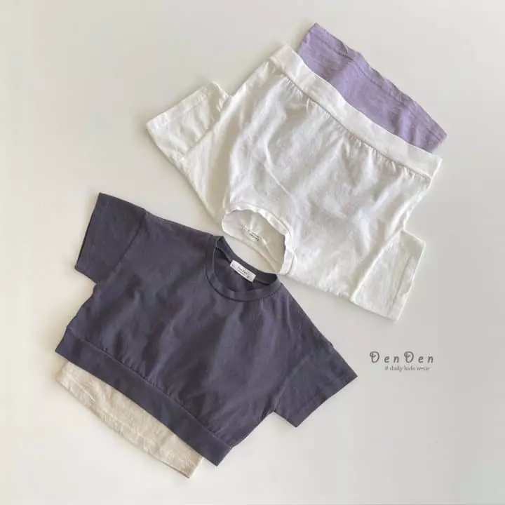 Denden - Korean Children Fashion - #designkidswear - Something Crop Tee - 6