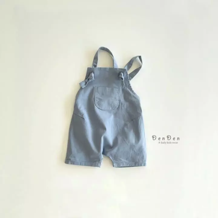 Denden - Korean Children Fashion - #designkidswear - Bonbon Dungarees Shorts - 3