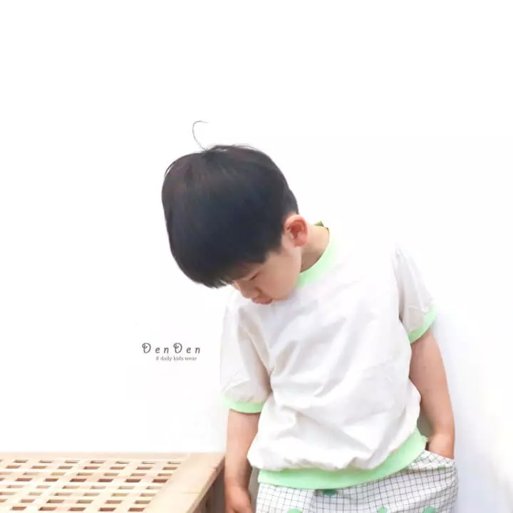 Denden - Korean Children Fashion - #discoveringself - Together Color Tee - 11