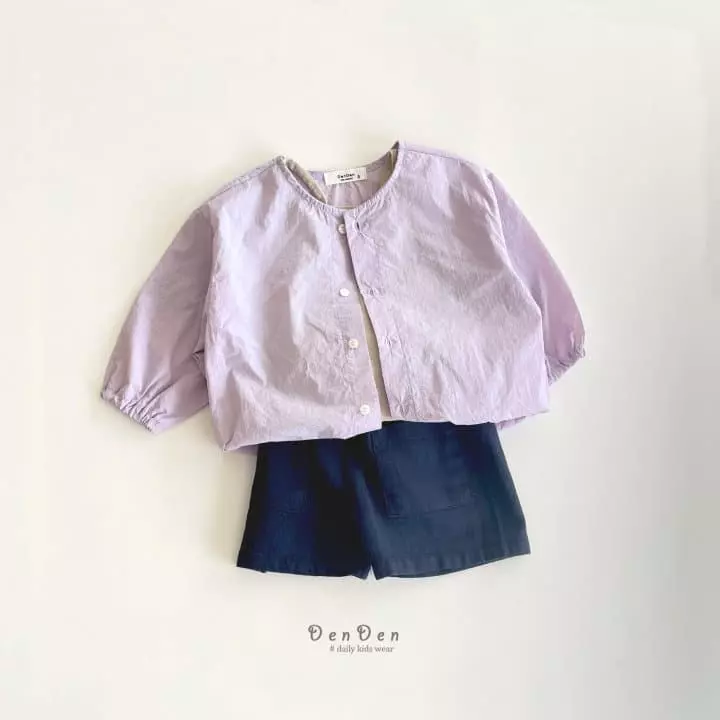 Denden - Korean Children Fashion - #discoveringself - Linen Pocket Shorts - 2