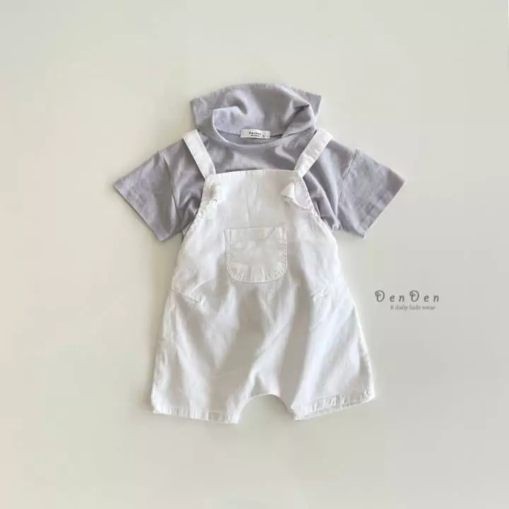 Denden - Korean Children Fashion - #kidsshorts - Bonbon Dungarees Shorts - 6