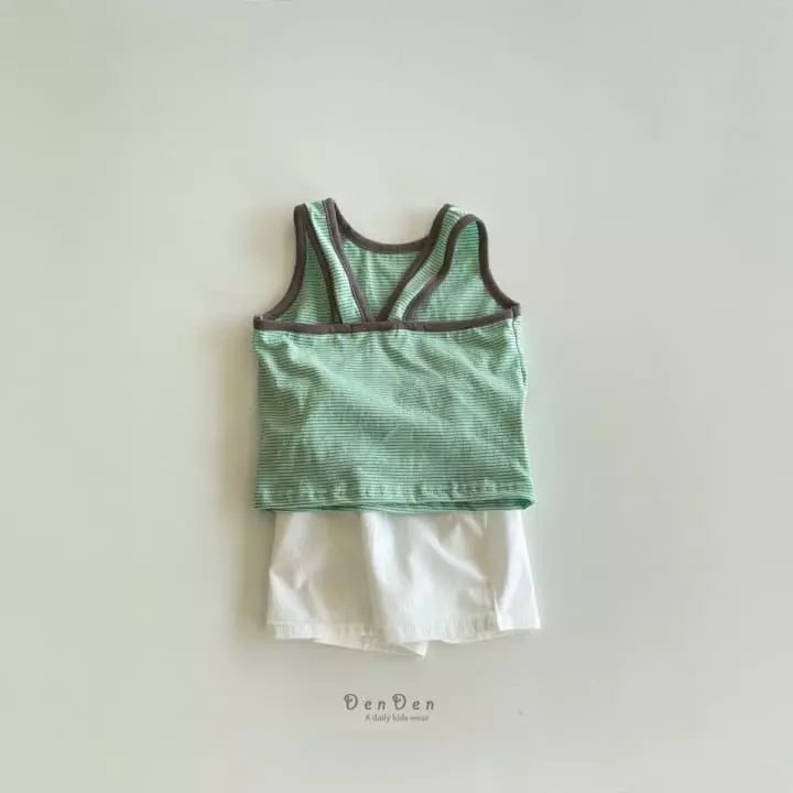 Denden - Korean Children Fashion - #kidsshorts - Ppappico Sleeveless Tee - 12