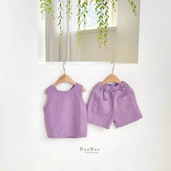 Denden - Korean Children Fashion - #kidsstore - Linen Pocket Shorts - 5