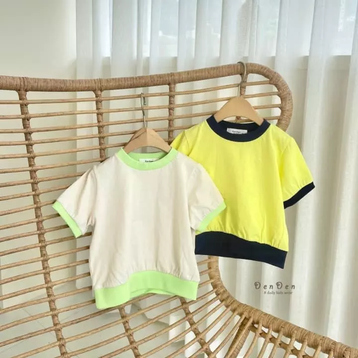 Denden - Korean Children Fashion - #littlefashionista - Together Color Tee